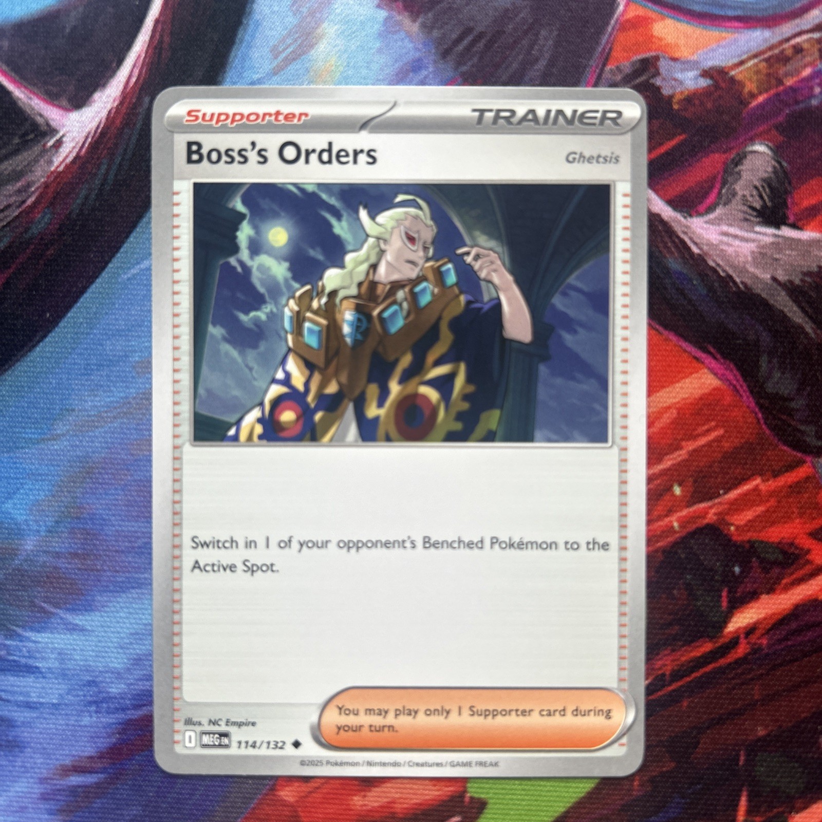 Boss's Orders 114/132  Mega Evolution Common Regular NM