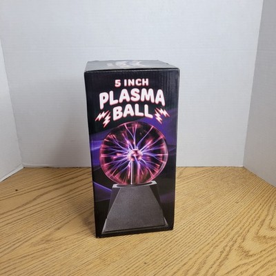 5 Inch Plasma Ball  Touch & Sound Reactive Interactive Lightning Effect Gift