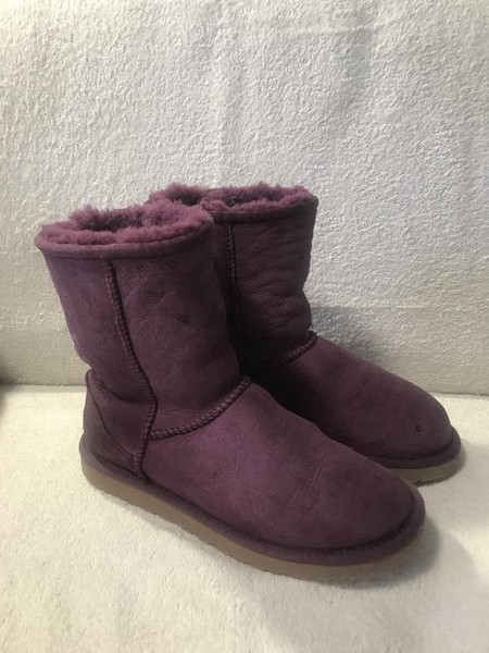 Women UGG Boots Burgundy 38 #O0AS