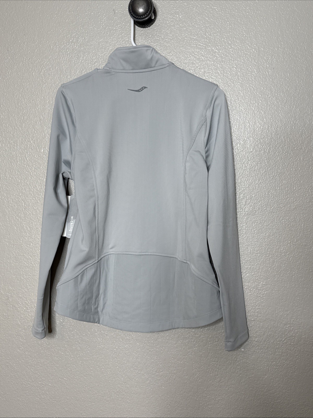 New Saucony Size M Jacket Womens Medium Artic LX Sportop NWT Gray Soft Shell thumbnail 6