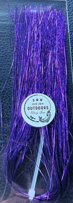 Flashabou .37mm, 11-1/2'' long, DISCO PURPLE, Fly Tying, Lures, Jigs, Flash