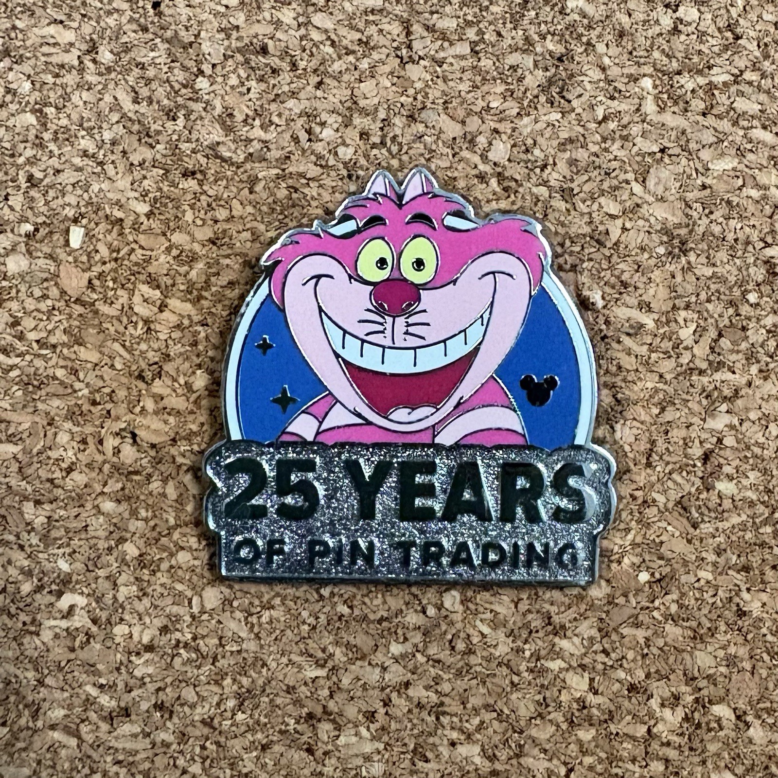2025 Hidden Disney Pin Cheshire Cat 25 Years of Pin Trading
