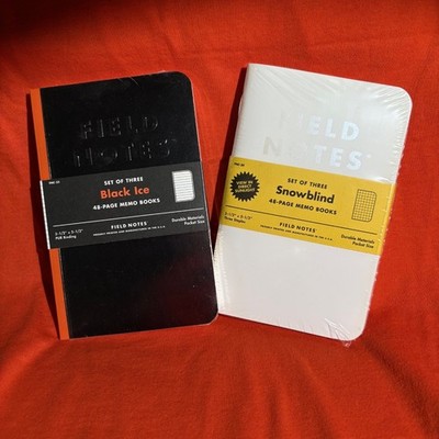 Field Notes Winter Bundle - FNC-29 Snowblind and FNC-33 Black Ice - sealed packs