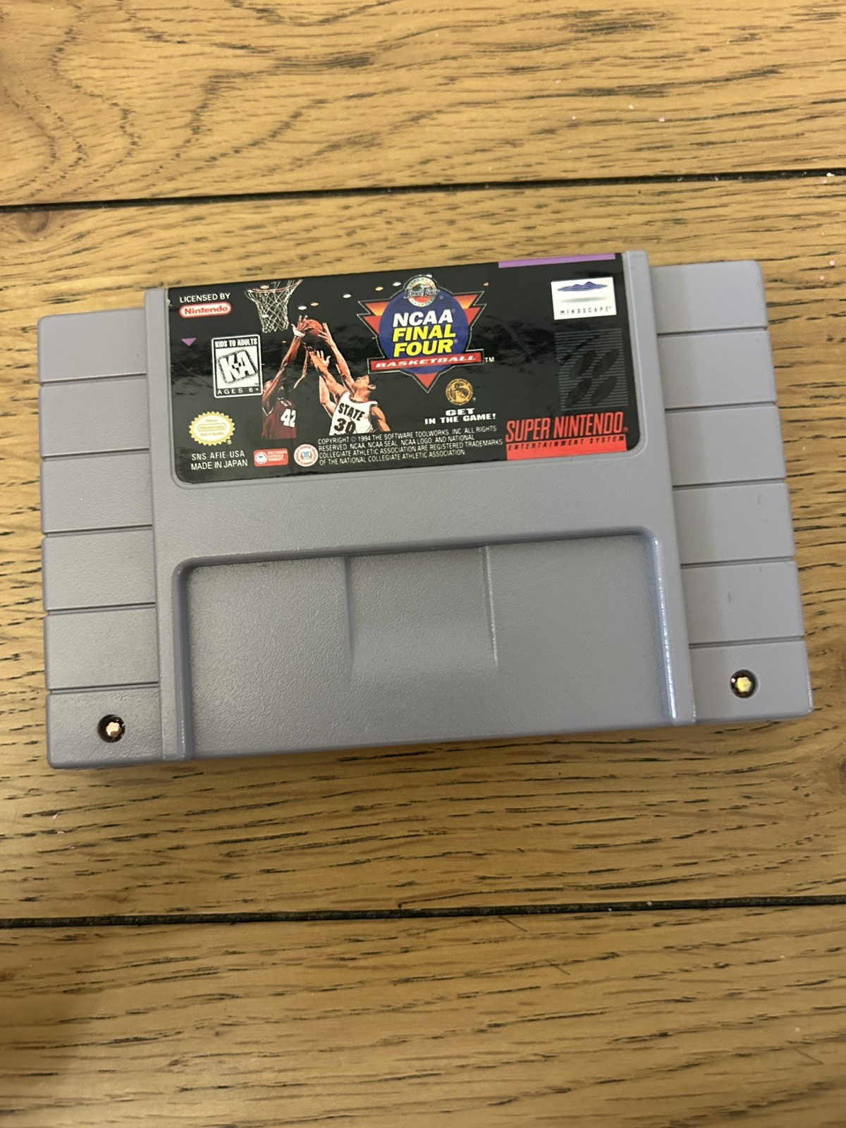 NCAA Final Four Basketball (Super Nintendo Entertainment System, 1994)