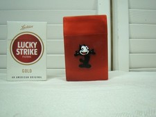 Red Cigarette Pack Holder With Felix The Cat Cigarette Pack Holder Flip Top Red Cigarette Pack Holder With Felix The Cat Cigarette Pack Holder Flip Top