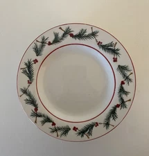 Faberware Holiday Snowman Set 8 Small Plates 6.5” Appetizer Dessert Christmas