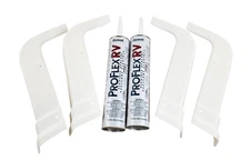 Replacement Roof Corner Caps For Pop Up Campers - Set of 4 with Clear Sealant