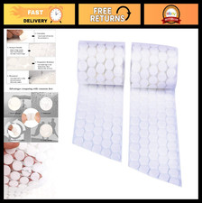 Self-Adhesive Sticky Dots 1700pcs, 0.59" Strong Hook Loop Tape, Waterproof for