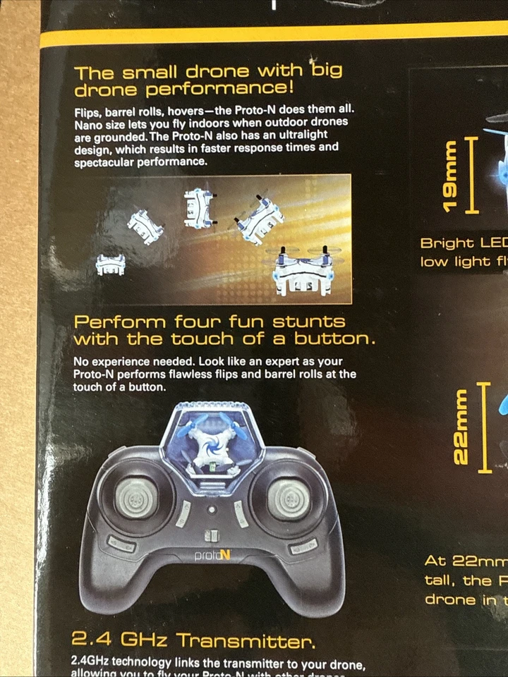 Estes ProtonN Nano Drone Black, Sealed Box - Image 2 of 4