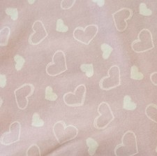 Flannel Fabric with Hearts - several varieties