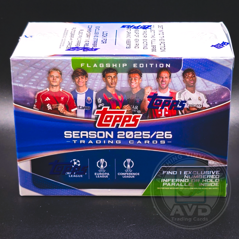 2025-26 Topps UEFA Club Competitions Soccer Blaster Box Factory