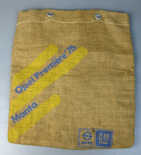 alter Werbeartikel Jutesack Opel Premiere '76 Manta Ascona Vintage 70er Jahre