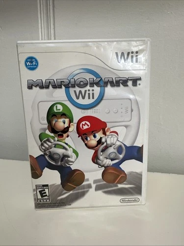 Mario Kart Wii (Nintendo, 2008) CIB Complete w/ Manual - Tested & Working