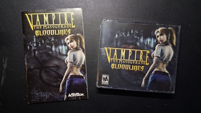 Vampire The Masquerade - Bloodlines (PC CD)  With Manual & Factory Sealed