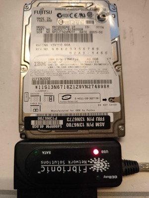Fujitsu MHT2040AH 40GB IDE/PATA HDD 2,5 