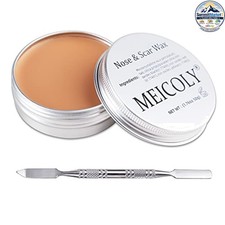 Scar Wax Makeup Light 1.76Oz With Spatula SFX Fake Wound Cut Cosplay