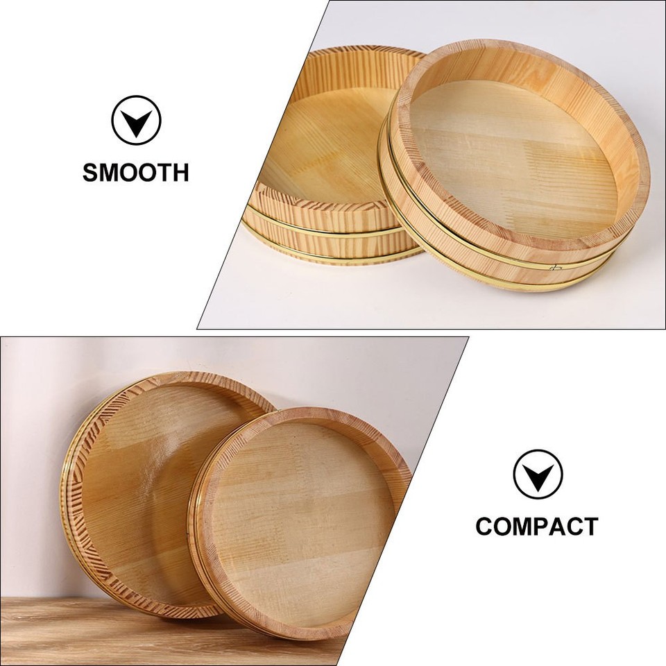 Wooden Sushi Rice Bowl Sushi Rice Mixing Tub Sushi Rice Container ...
