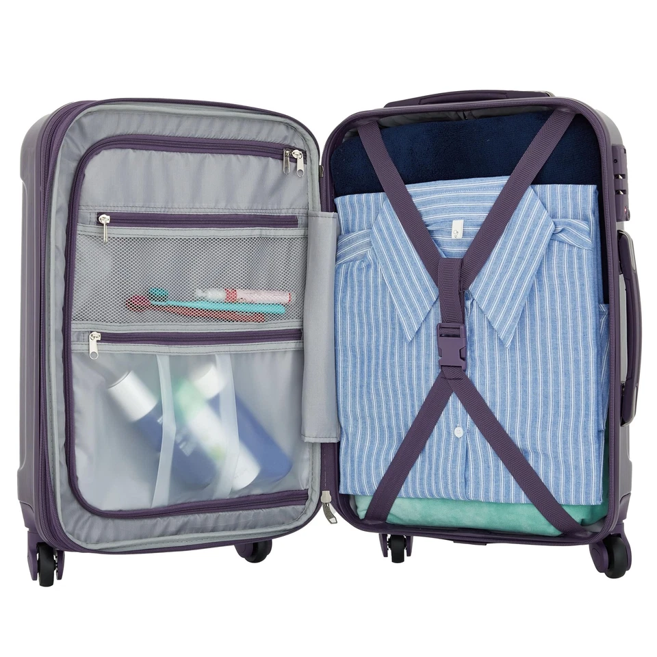 Seraphina Luggage, Purple, 3 Piece Set - Image 3 of 3