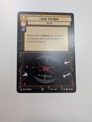 Star Wars: Unlimited - I Have You Now: Tactic- Jump To Lightspeed NM/M Condition