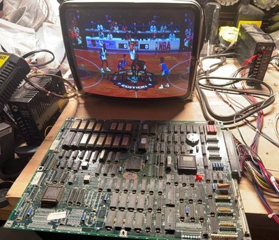 NBA JAM Tournament Edition TE 4.0 JAMMA Video Arcade Game PCB Tested and Working