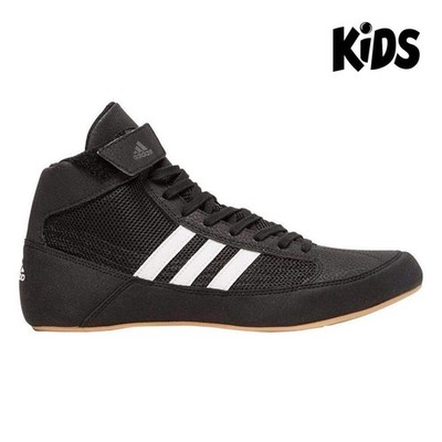 Kinder Ringerschuhe ADIDAS HAVOC, Schwarz | Wrestling Ringsport Fight MMA Ringen