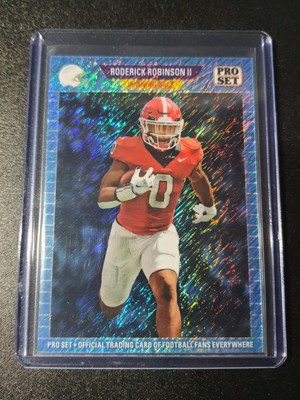 Roderick Robinson II - Leaf Pro Set 2024 - Georgia Bulldogs - Blue Shimmer - /20