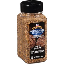 McCormick Grill Mates Worcestershire Pub Burger Seasoning, 10.62 oz 