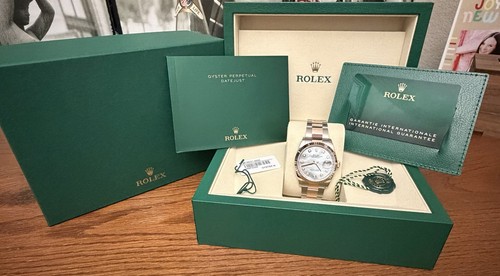 Rolex Datejust 36, 126231, Steel & Rose Gold, Mother of Pearl Diamond, Oyster...