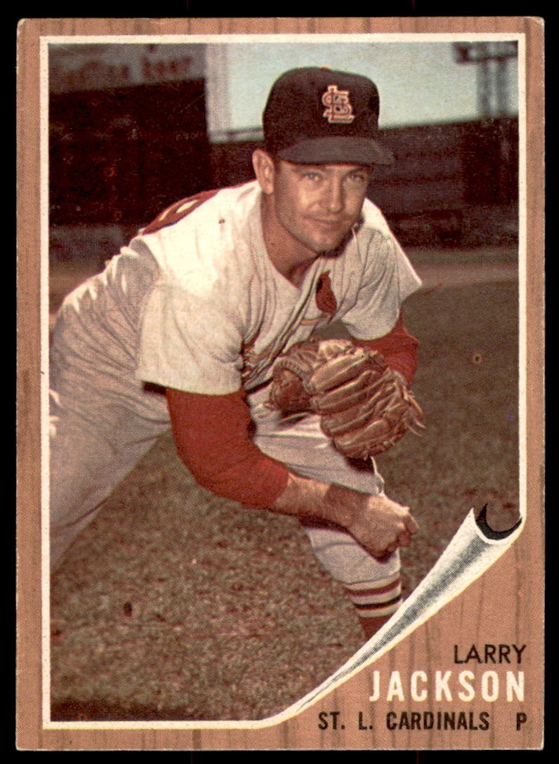 1962 Topps #83 LARRY JACKSON  St. Louis Cardinals  EX-EX+
