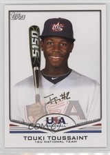 2011 Topps USA Baseball Team Gold Ink 19/25 Touki Toussaint #USA-A40 Auto i6j