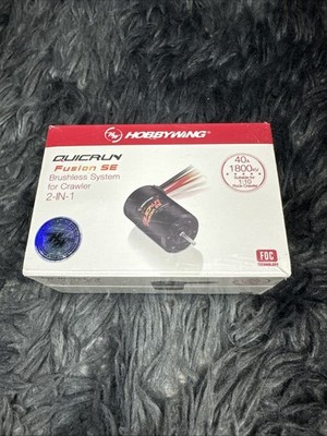 Hobbywing QuicRun Fusion SE FOC 2-in-1 Crawler Brushless ESC/Motor