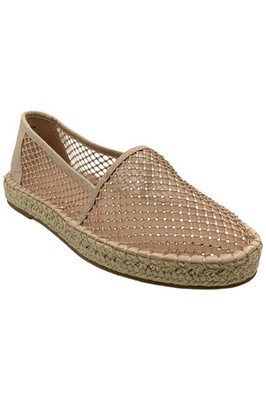 Kenneth Cole Reaction Bonne Mesh Crystal Espadrille Flat Pink