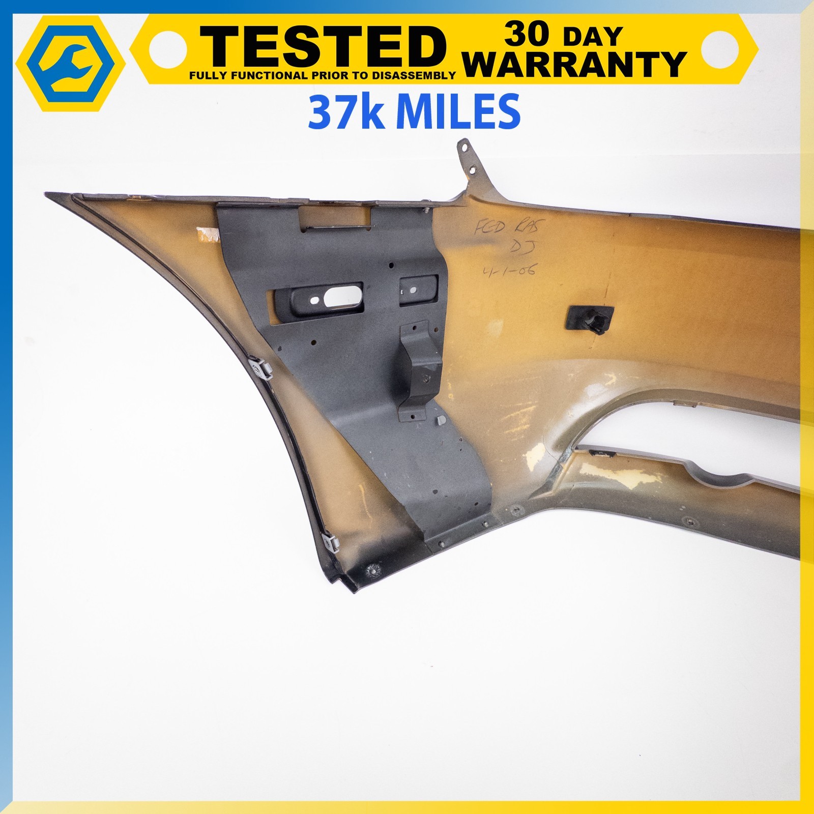05-12 ASTON MARTIN DB9 VOLANTE REAR BUMPER COVER PANEL BLACK OEM