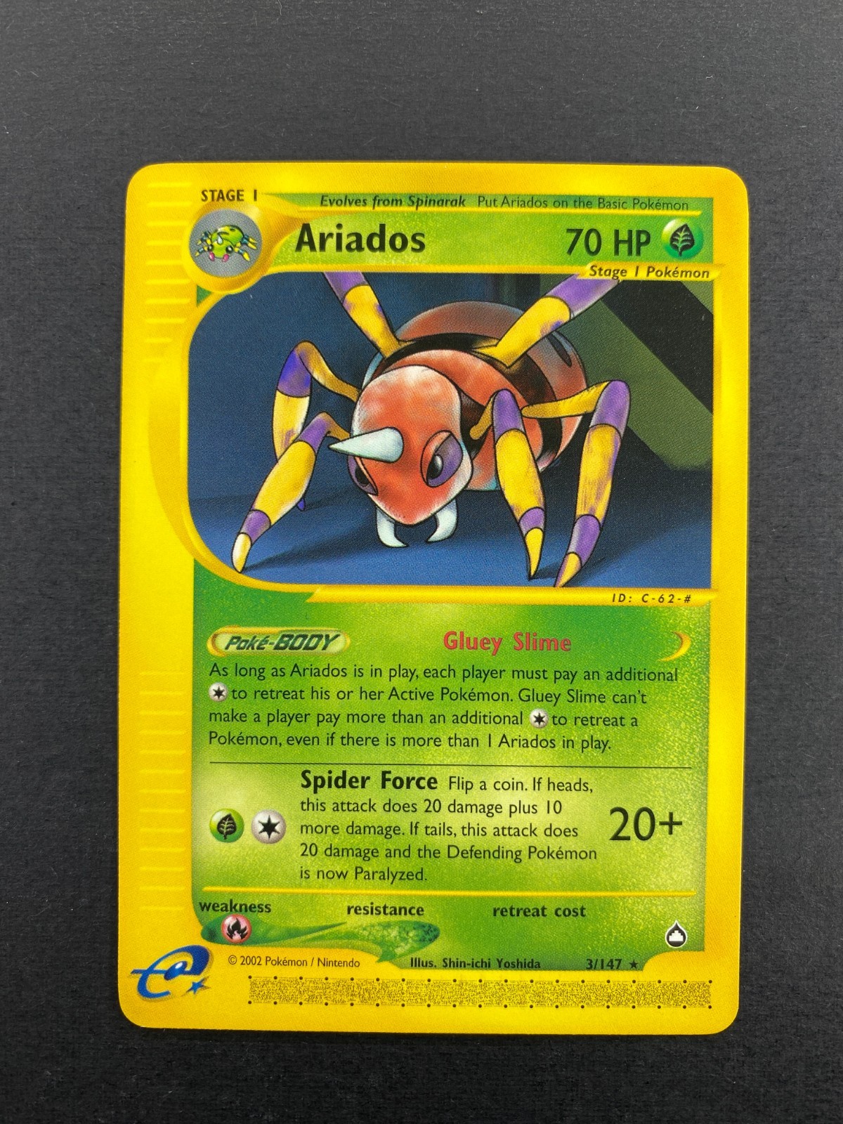 Ariados - 3/147 - Aquapolis - NM