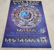 Phil Lesh Ratdog Oakland NYE 2001/2002 Poster Signed By Michael Everett