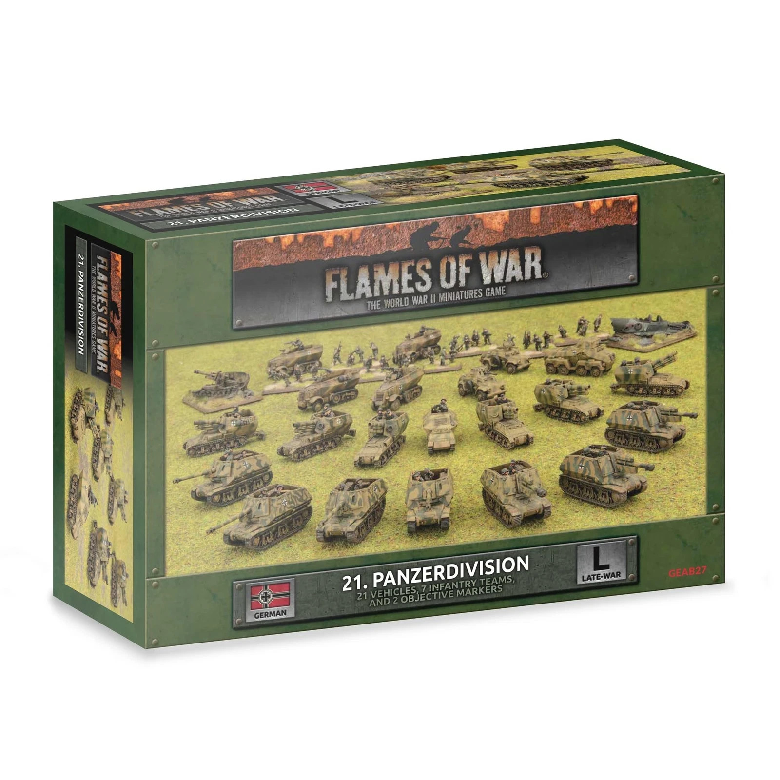 Flames of War - GEAB27 - German  21st Panzerdivision Army Deal
