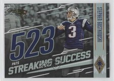 2016 Panini Phoenix Streaking Success Stephen Gostkowski #SS-SG 7l6