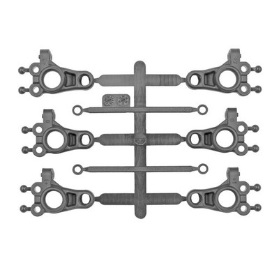 Team Associated RC10TC8 FT Carbon Steering Block Set / AE32065