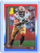 2025 Topps Chrome Kyle Juszczyk #270 Red White Blue 49ers NM Card