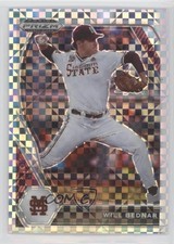 2021 Panini Prizm Draft Picks Power Plaid Prizm 35/35 Will Bednar #PDP14 0a3