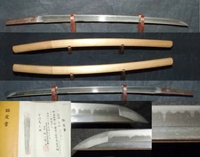 Wakizashi/Antique Japanese Sword/unsigned/田代兼元 Tashiro Kanemoto/NBTHK Kicho