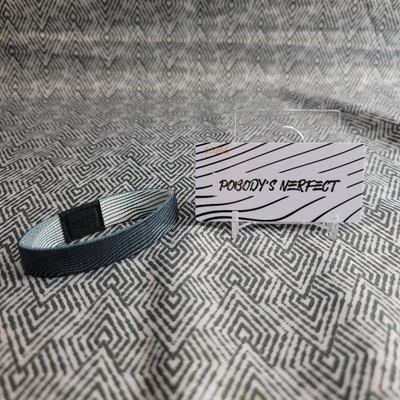 Zox Pobody's Nerfect Card #03966 Small Thin Bracelet Wristband Strap New Unworn