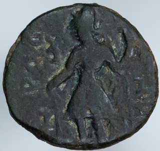 India Kushan Empire Kanishka I 127 152 AE Drachm Oksho
