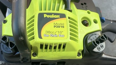 Poulan P3816 38CC 16 inches Chainsaw W/ Guide bar and chain | eBay