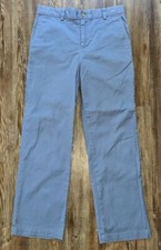 Vineyard Vines boys blue flat front adjustable waist chino pants size 16