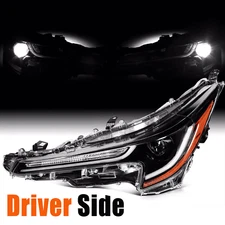 For 2020 2021 2022 Toyota Corolla L LE Headlights W/LED DRL Left Driver Side LH