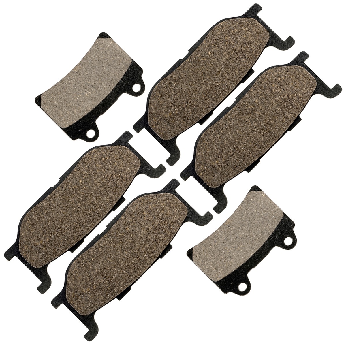 Caltric Front Brake Pads Set For Yamaha Royal Star Tour Deluxe 1300 (XVZ13/XVZ1300) 2005-2010 - High Heat Resistant Semi-Metallic 3 thumbnail image
