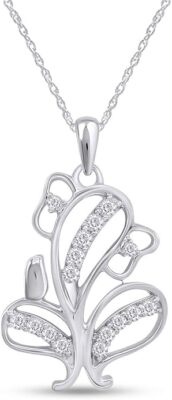 2/7 Ct Hindu Religious Ganesh Pendant Necklace Lab Grown Diamond ...