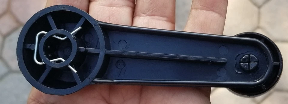 Manivela ventana interior Honda Accord Civic nueva manivela negra izquierda o derecha Foto 2 de 3