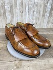 Vintage Dexter Classic Mens Golf Brown Leather Custom Marbled Shoes Size 11.5 A